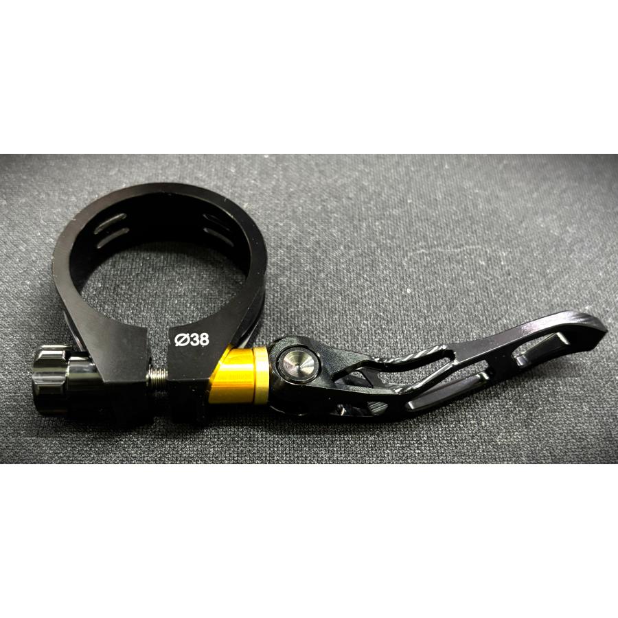 RIDEA】 橋輪オリジナルシートクランプ Φ38 ブラック : hasirin - 通販