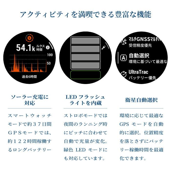 Garmin ガーミン Business Arhlete tactix 7 Pro Sapphire Dual Power 010-02704-34 スマートウォッチ Suica対応 GPS  日本正規品 ソーラー防水音楽保存可能の画像