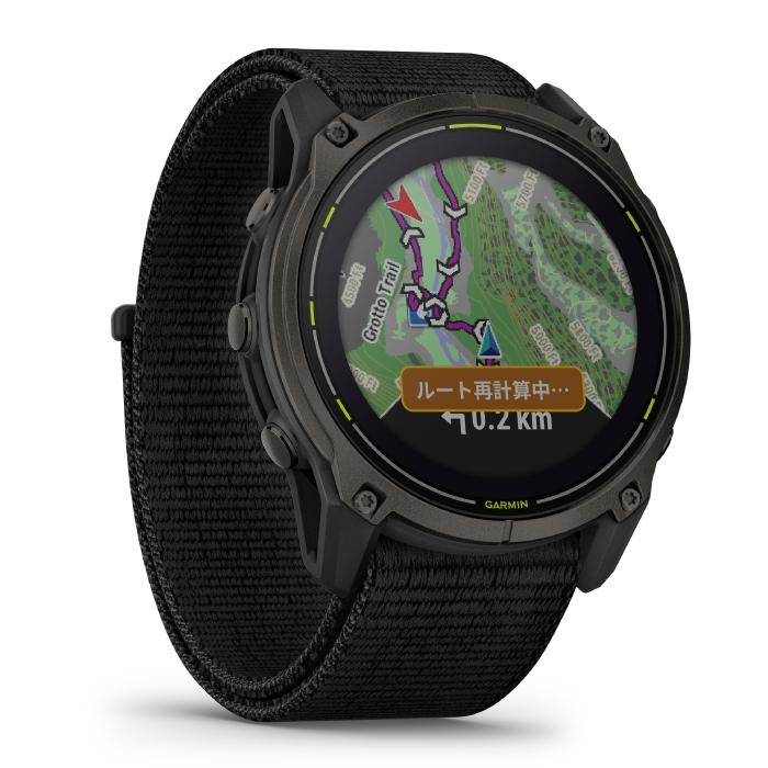 Garmin ガーミン Enduro 3 010-02751-21 スマートウォッチ Suica対応  GPS ソーラー 防水 音楽保存可能 iOS/Android/PC対応の画像