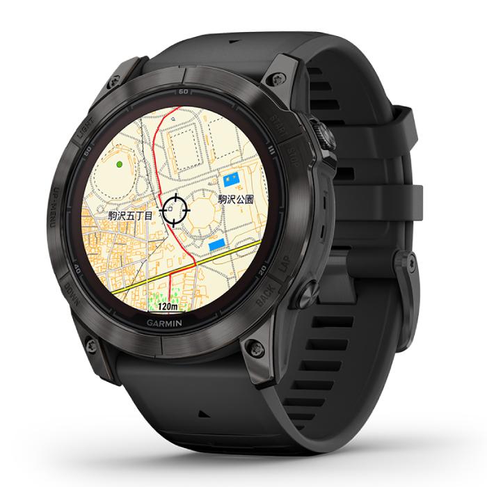 Garmin ガーミン fenix7X Dual Power 51mm フェニックス 010-02778-52 スマートウォッチ ソーラー 登山 ランニング Suica GPS 防水の画像