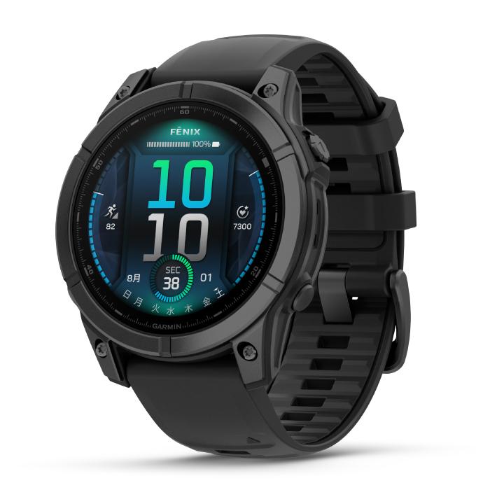 Garmin ガーミン fenix E 47mm フェニックス  010-03025-12 スマートウォッチ メンズ 腕時計 Suica対応 GPS AMOLED 防水の画像