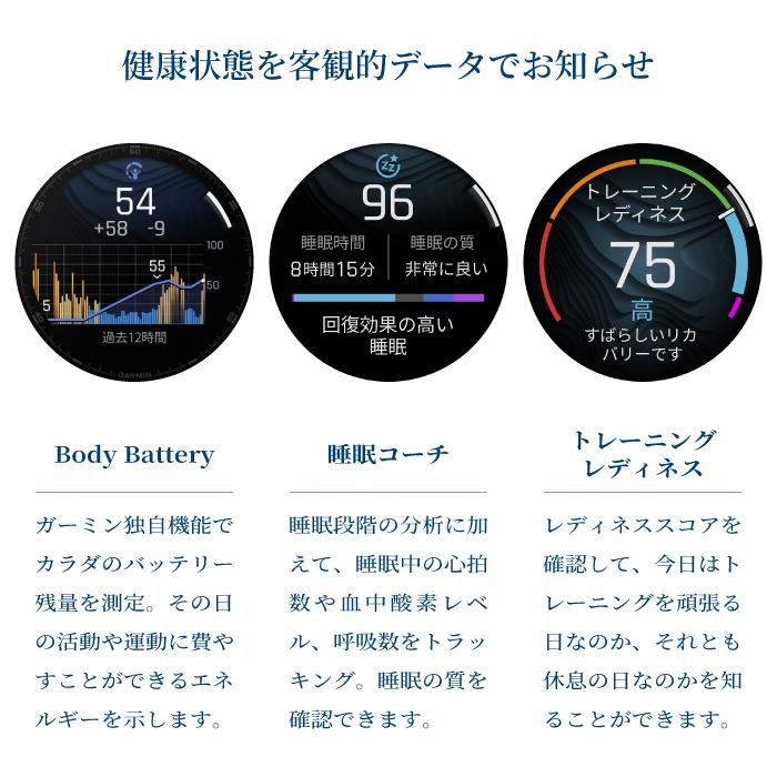 Garmin ガーミン fenix E 47mm フェニックス  010-03025-12 スマートウォッチ メンズ 腕時計 Suica対応 GPS AMOLED 防水の画像