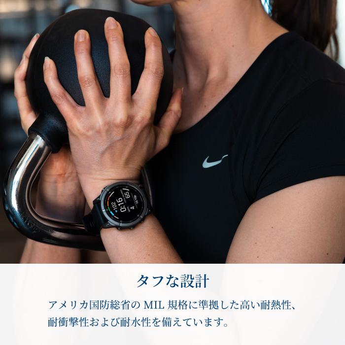 Garmin ガーミン fenix E 47mm フェニックス  010-03025-12 スマートウォッチ メンズ 腕時計 Suica対応 GPS AMOLED 防水の画像
