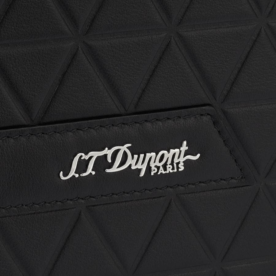 S.T.Dupont エステーデュポン ファイヤーヘッド ブラック ショルダーバッグ 160011の画像