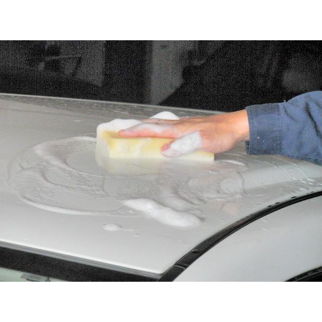 日常のお手入れに。細かい部分にも使えます【洗車スポンジ】150×90×25ｍｍ |  | 02