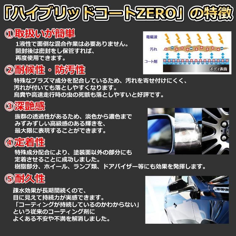 撥水道場 プロ用ボディコーティング剤 ハイブリッドコートZERO施工