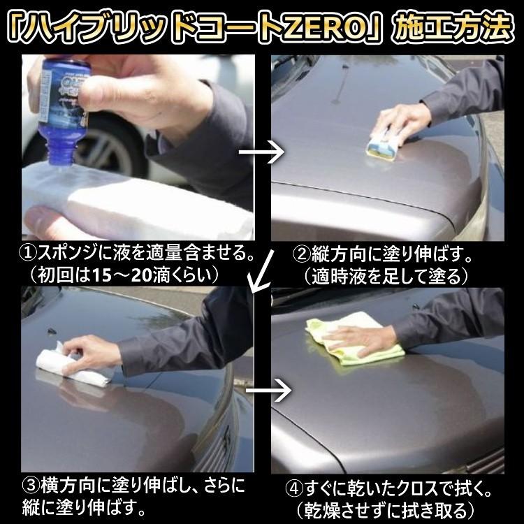 撥水道場 プロ用ボディコーティング剤 ハイブリッドコートZERO施工