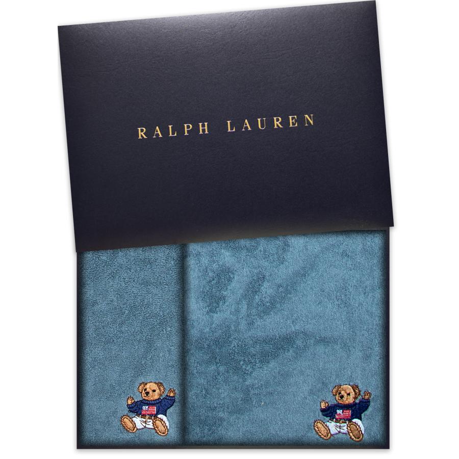 出産内祝いに最適！【RALPH LAUREN】 ポロベアータオルギフト : ZABULO