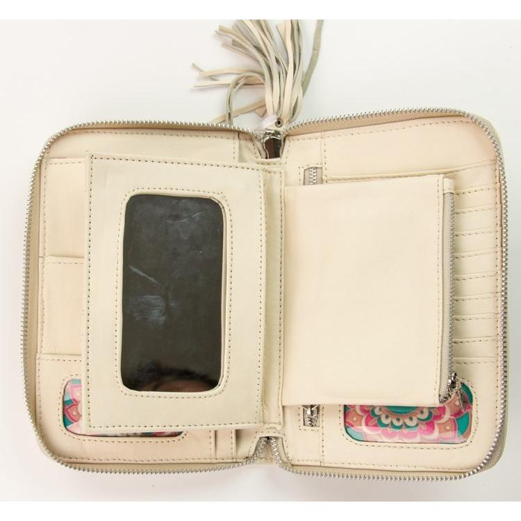 MAHIYA 本革製長財布”Harper Hand Tooled Wallet” : ZABULO