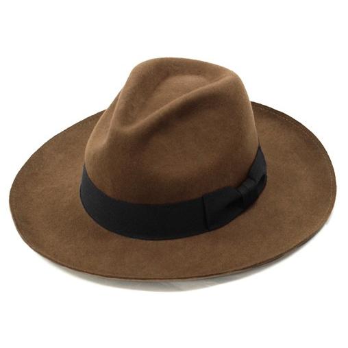 Hilgard Krügerキャペリン緑フェルトハット女優帽MODELLHÜTE 帽子 レディース 秋冬 ハット フェルト女優帽 フェルトハット