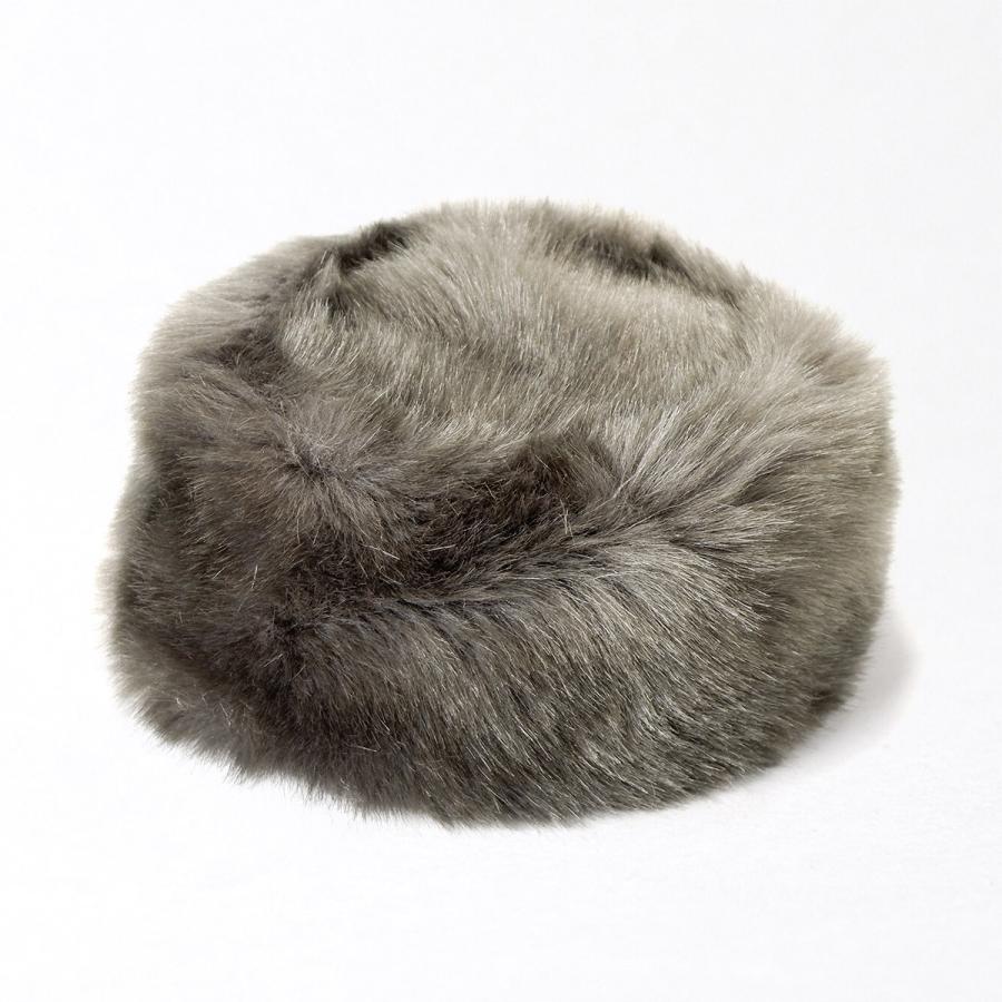エコファートーク帽 帽子 レディース 秋冬 フェイクファー ボア