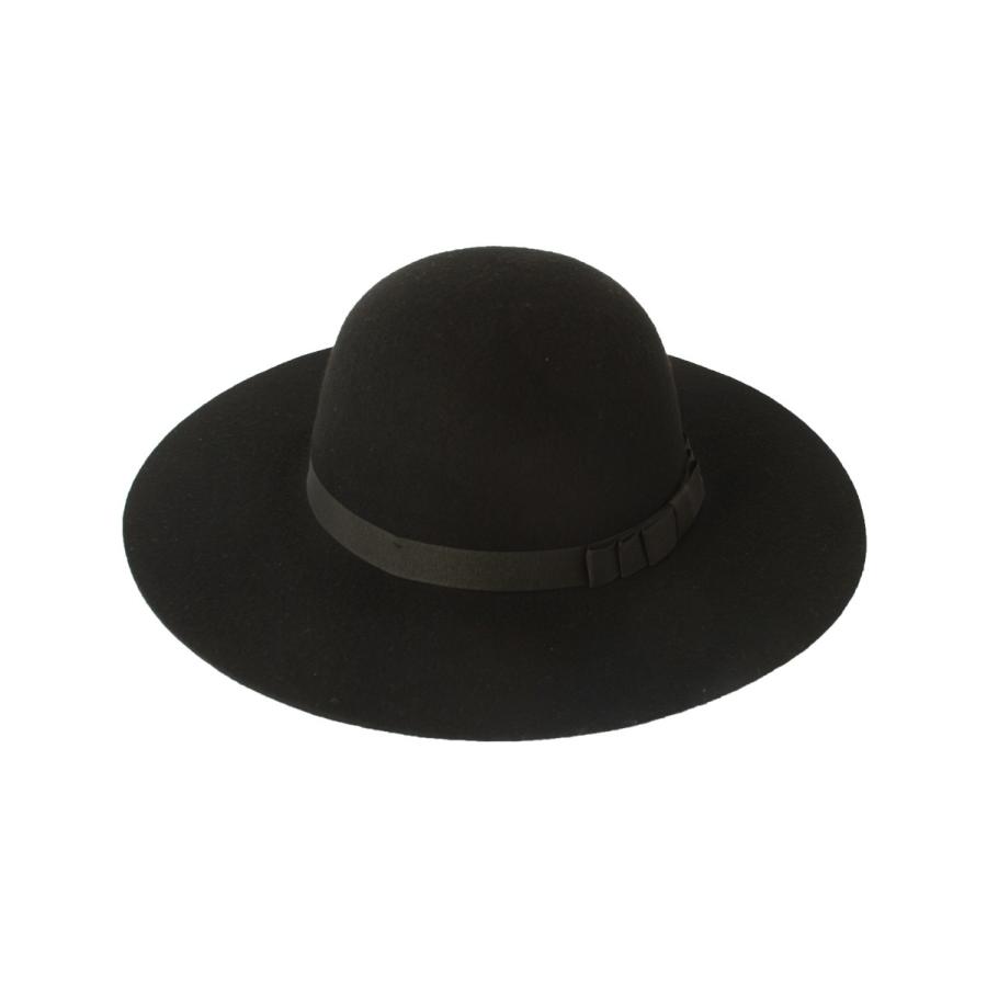 RRL ウールフェルトハット リボン付き 帽子 レディース フェルト つば広 女優帽 リボン シンプル キャペリン