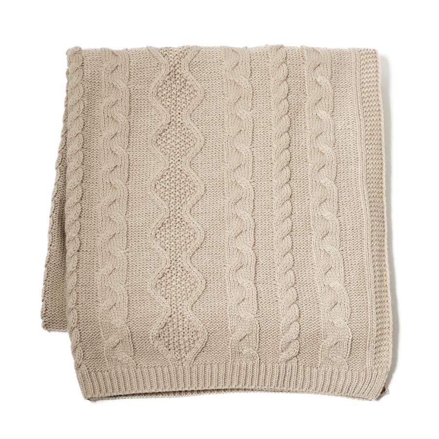 ストール 大判 ニット ケーブル編み ふんわり ショール マフラー