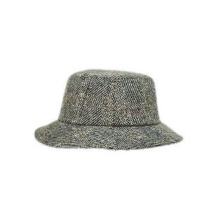 紳士帽子 NISHIKAWAオリジナル 日本製 ウール100% ツイード グレー