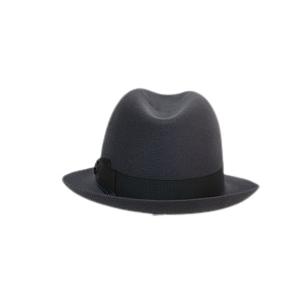 箱付き ボルサリーノ イタリア Qualita Superiore グレー 正規品 ラビット ファーフェルト 紳士帽子 中折れ 111160-0521の画像
