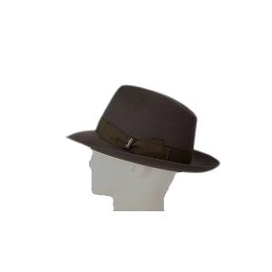箱付き イタリア製 Borsalino Qualita Superiore 6cm ブラウン 正規品 ラビット ファーフェルト 114336-0341の画像