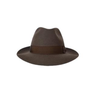 箱付き イタリア製 Borsalino Qualita Superiore 6cm ブラウン 正規品 ラビット ファーフェルト 114336-0341の画像