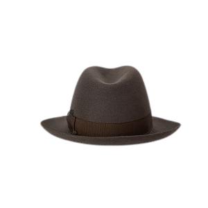 箱付き イタリア製 Borsalino Qualita Superiore 6cm ブラウン 正規品 ラビット ファーフェルト 114336-0341の画像