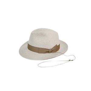 箱付き イタリア製 Borsalino QualitaSuperiore ライトベージュ 正規品 ラビット ファーフェルト 114336-3151の画像