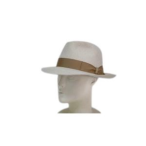 箱付き イタリア製 Borsalino QualitaSuperiore ライトベージュ 正規品 ラビット ファーフェルト 114336-3151の画像