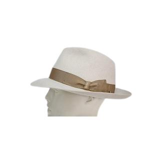 箱付き イタリア製 Borsalino QualitaSuperiore ライトベージュ 正規品 ラビット ファーフェルト 114336-3151の画像