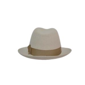 箱付き イタリア製 Borsalino QualitaSuperiore ライトベージュ 正規品 ラビット ファーフェルト 114336-3151の画像