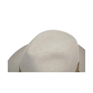 箱付き イタリア製 Borsalino QualitaSuperiore ライトベージュ 正規品 ラビット ファーフェルト 114336-3151の画像