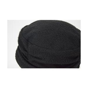 ツバなし帽子 レディース トーク ベレー パープル グレー