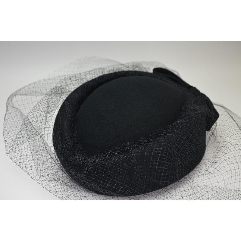 保証 TIRER BLEU ティールブルー レディース ファッション小物 帽子 トーク カクテルハット TY918 ブラック 黒 冠婚葬祭 シルク100％ 日本製 送料無料 ネット通販