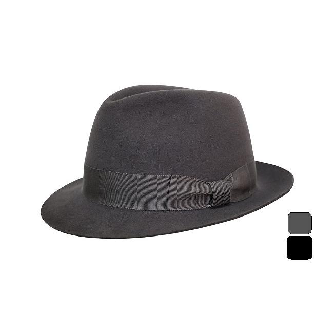 最終値下げ！】ボルサリーノ ラビットファーフェルトハット 中折れ帽