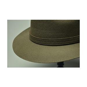 PANIZZA パニッツァ　イタリア高級ハット　上質フェルト　帽子 Panizza（パニッツァ） イタリア老舗ブランド ファーフェルト メンズ