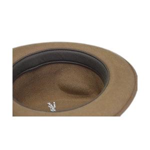 STETSON（ステットソン） ウールフェルト メンズハット 羽根飾り 57cm