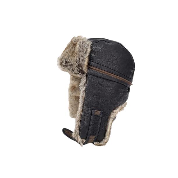 STETSON（ステットソン） レザー パイロットキャップ フライトキャップ