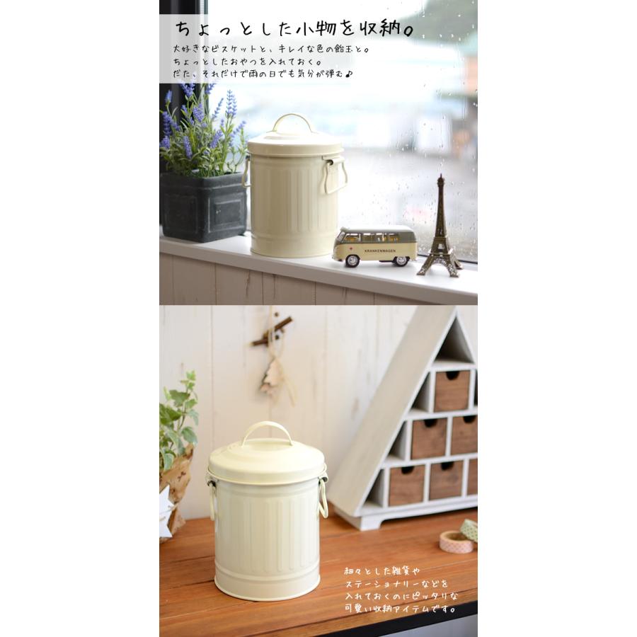 規格変更しました。カラーバケツ XSフタ付き レトロでオシャレなバケツ