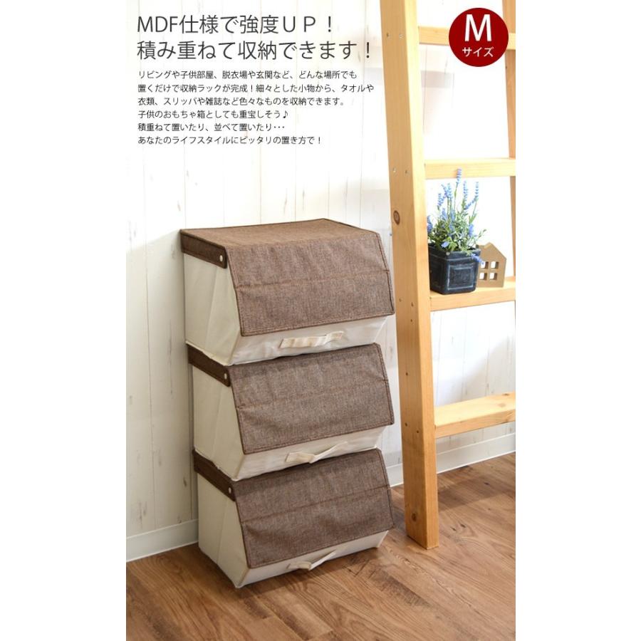 規格変更しました カラーボックス用 前開き 収納ボックスMサイズ