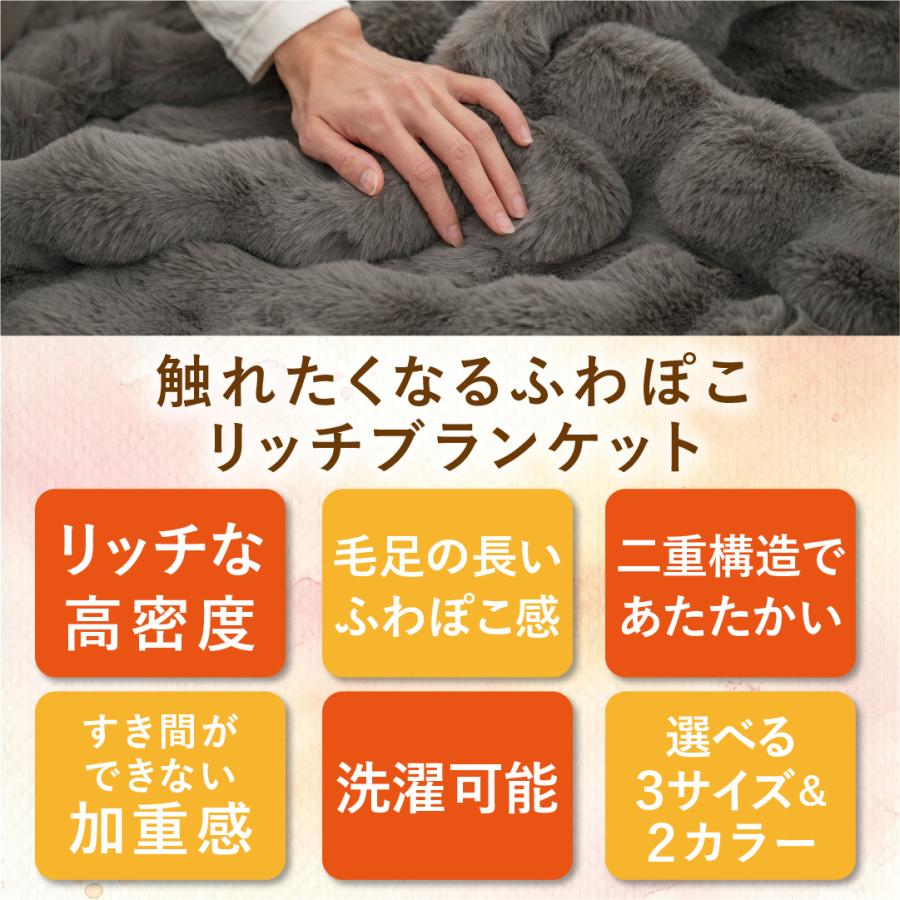 ブランケット 毛布 ひざ掛け 厚手 おしゃれ 洗える ふわとろ毛布 とろ