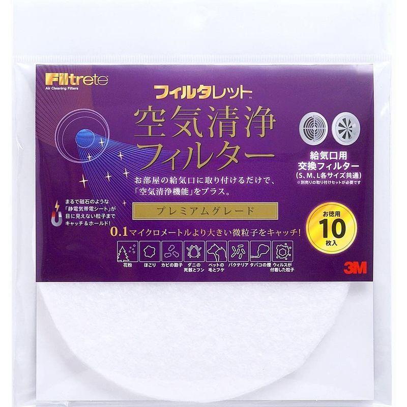 人気絶頂 交換用 給気口フィルター フィルタレット 3m プレミアム Avfp 10 10枚 空気清浄機交換フィルター Www Roscoes Net