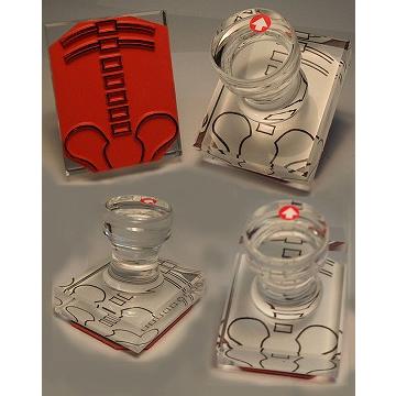 国内 正規品 医療スタンプ 6cm 5cm角 ゴム印 定価販売 Deuber De