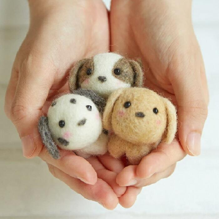 羊毛フェルト キット まるとしかくからつくるマスコット ハマナカ 小さなお友達 いぬたち H441 4 H441 4 旗の村松手芸の村松ヤフー店 通販 Yahoo ショッピング