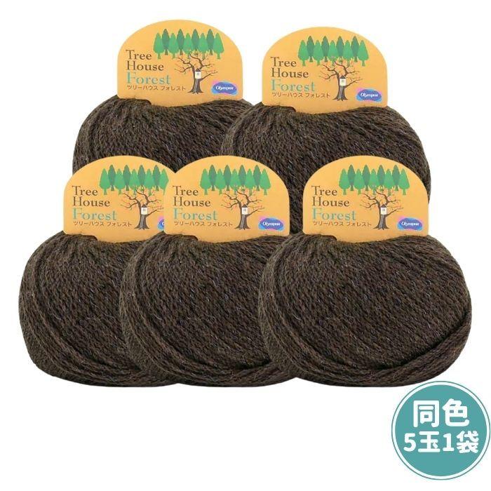 毛糸 ツリーハウス フォレスト 同色5玉1袋 並太 40g オリムパス Tree House Forest Treehouseforest2 旗の村松手芸の村松ヤフー店 通販 Yahoo ショッピング