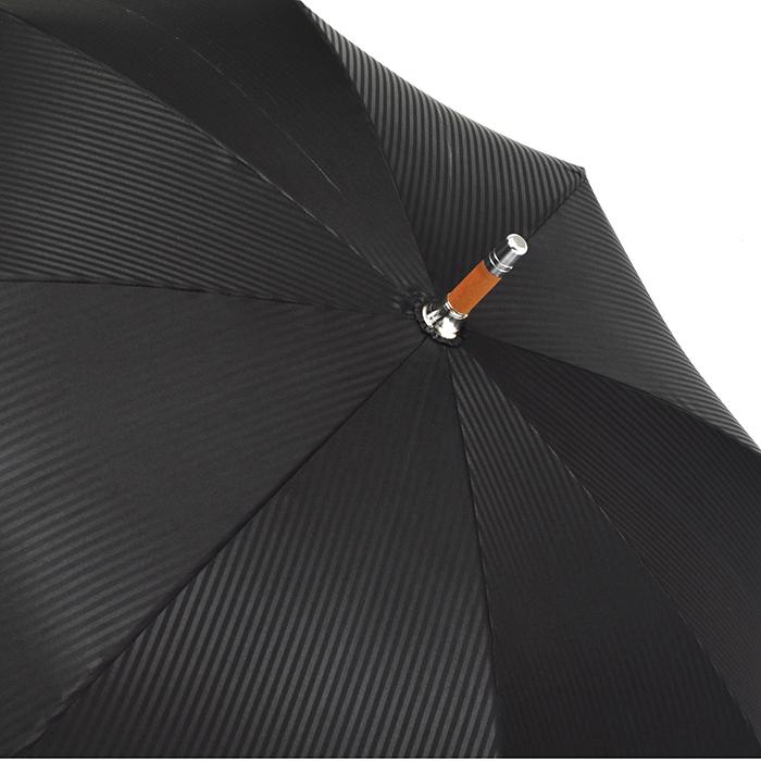 傘 メンズ 日本製 HATCHIBRAFOR 65cm ×8本骨 ストライプジャガード 椿