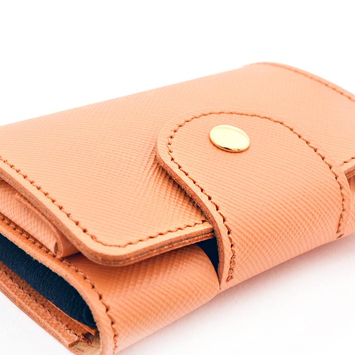 池之端銀革店 三つ折り財布 COM-ONO TINY SERIES 002 BONDING 