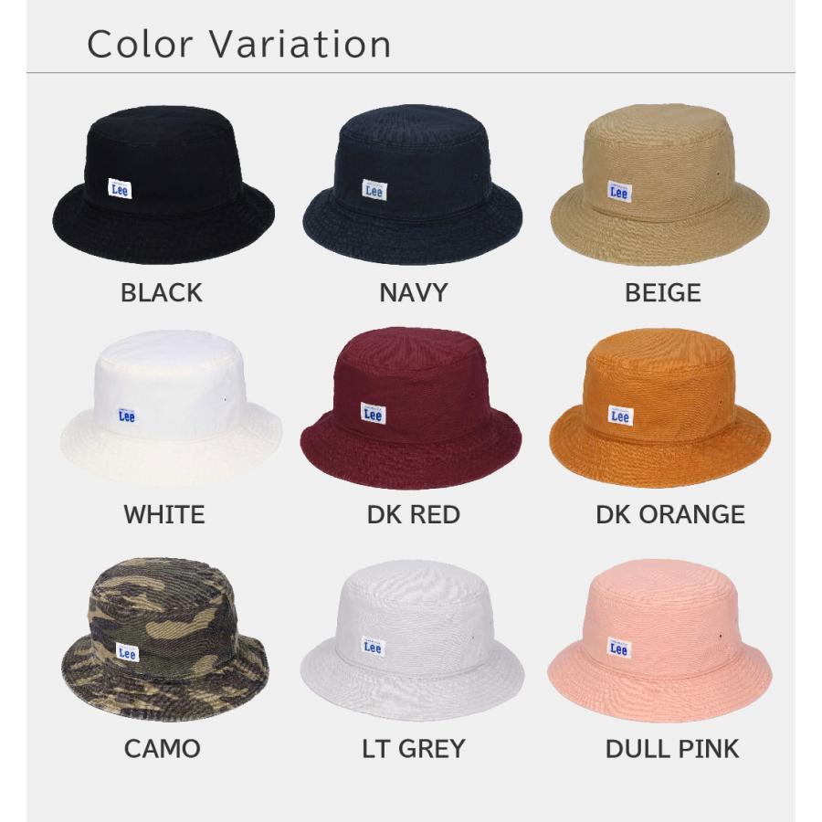 Lee（リー） 帽子 ハット コットン 正規 ブランド ロゴ バケット