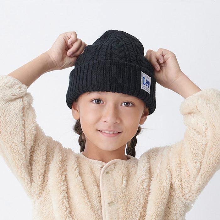 Lee（リー） 帽子 ワッチ キッズ 子供 男女兼用 秋冬 スポーツ ニット