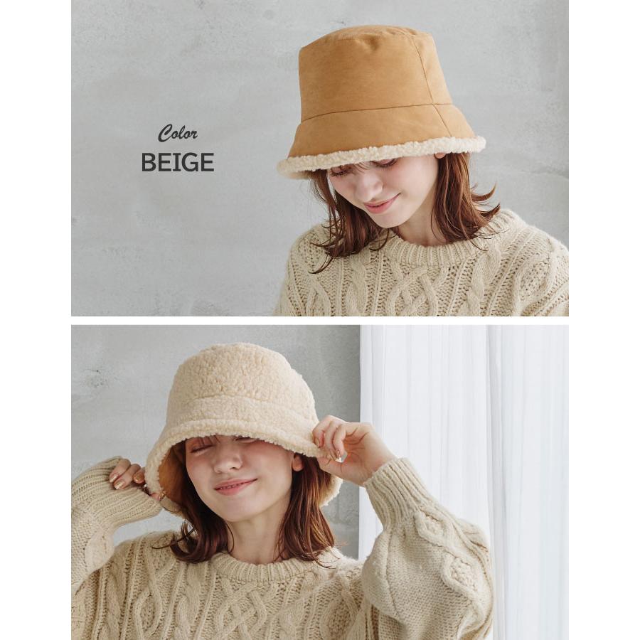 milsa（ミルサ） 帽子 レディース ハット ボア 暖かい 防寒 軽い