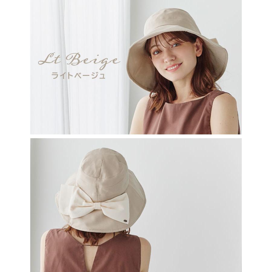 milsa 遮光 日傘帽 帽子 レディース ハット 紫外線対策 熱中症