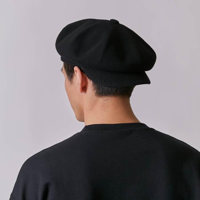 帽子 WOOL WASHED HUNTING - Black WASHED HUNTING - Black – THE H.W.DOG&CO.