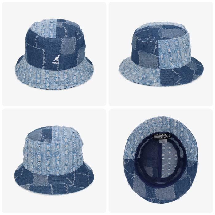 KANGOL（カンゴール） 帽子 KANGOL Denim Mashup Bucket ハット