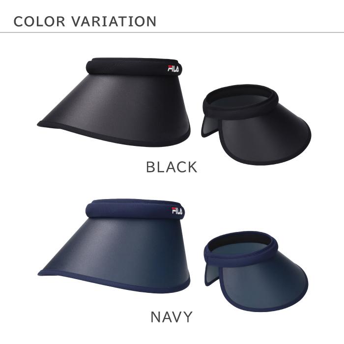 FILA（フィラ） サンバイザー UVカット 紫外線対策 髪型崩れにくい 日
