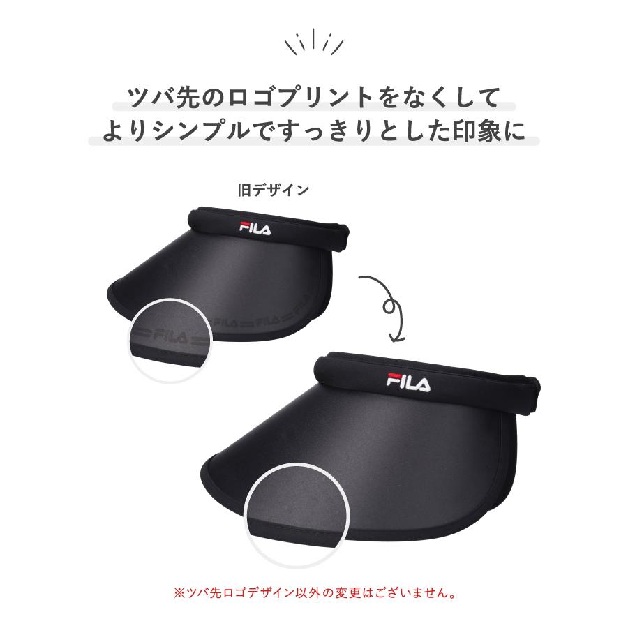 FILA（フィラ） サンバイザー UVカット 紫外線対策 髪型崩れにくい 日